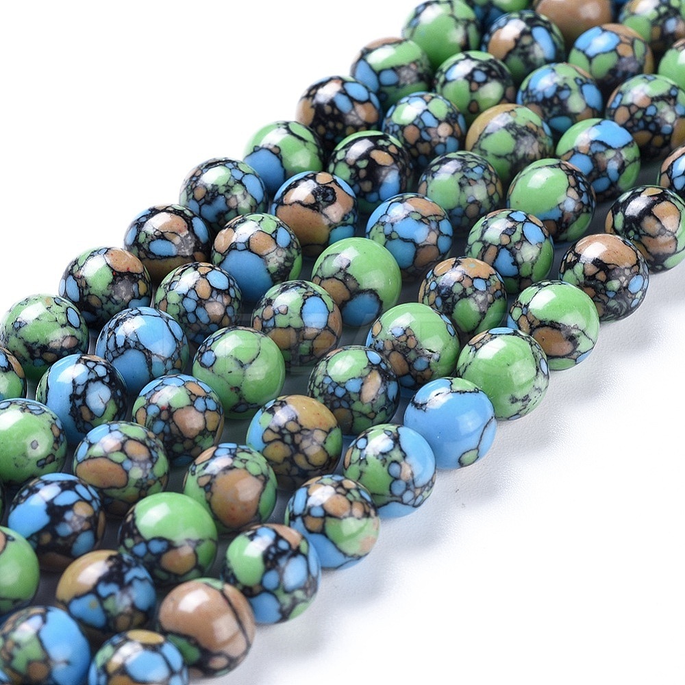 Wholesale Synthetic Turquoise Beads Strands KBeads