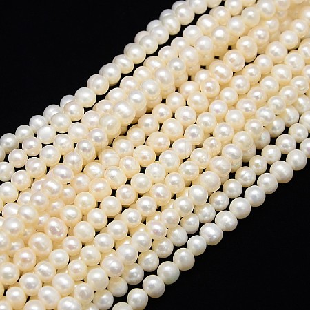 Wholesale Natural Cultured Freshwater Pearl Beads Strands Kbeads