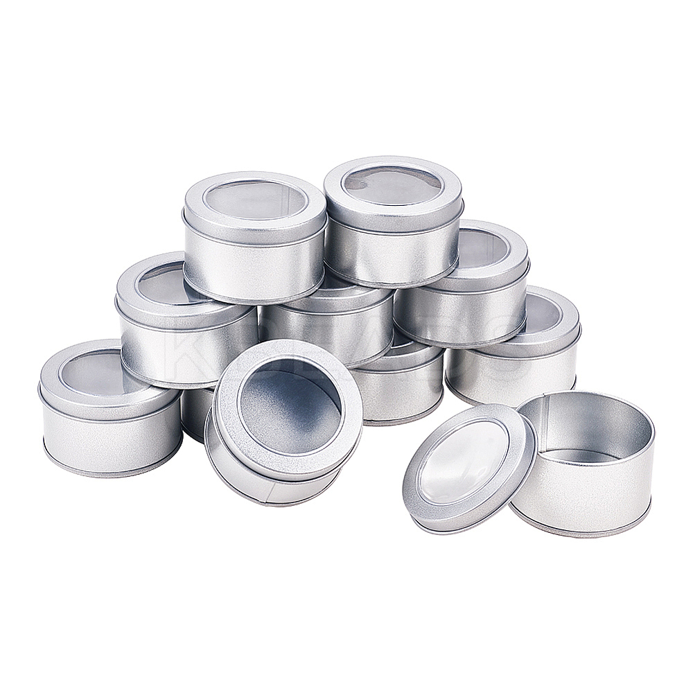 Wholesale BENECREAT Round Iron Tin Cans - KBeads.com