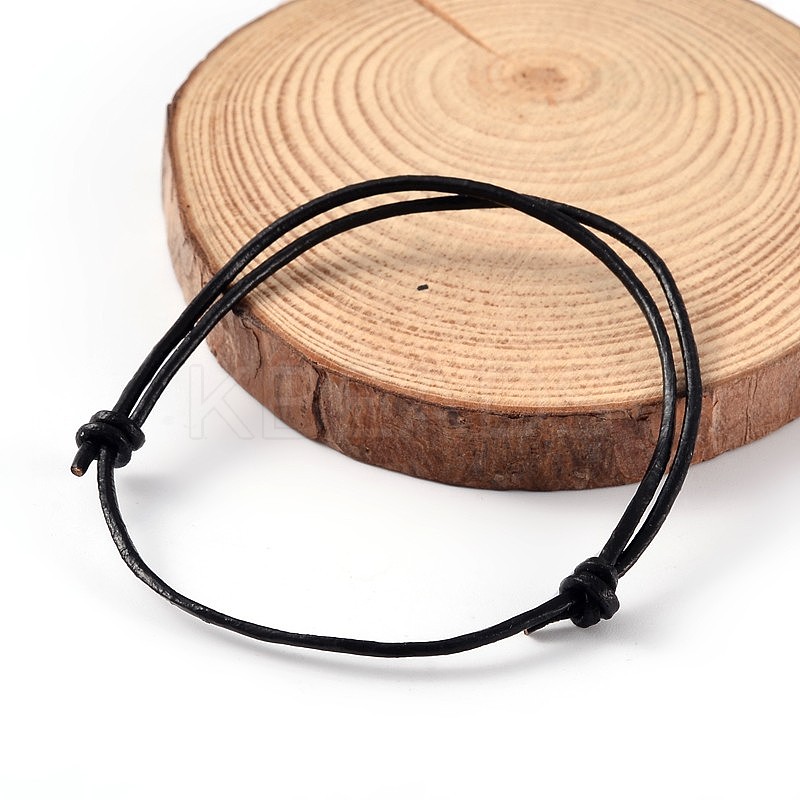 Wholesale Adjustable Cowhide Leather Cord Bracelet Making - KBeads.com