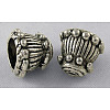 Tibetan Style Alloy Caps LF0393Y-NF-1