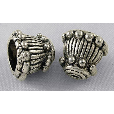 Tibetan Style Alloy Caps LF0393Y-NF-1