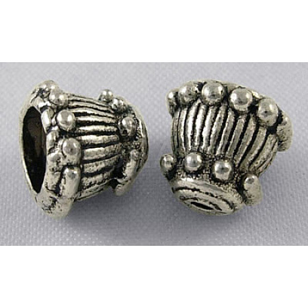 Tibetan Style Alloy Caps LF0393Y-NF-1