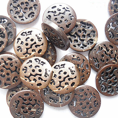 Round Hollow-Out 2-hole Basic Sewing Button NNA0Z0H-1
