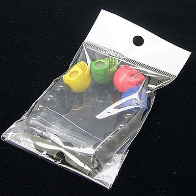 Stretchy Glass Bracelets for Halloween BJEW-JB00447-1
