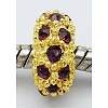 Alloy Rhinestone European Beads CPDL-H997-10-2