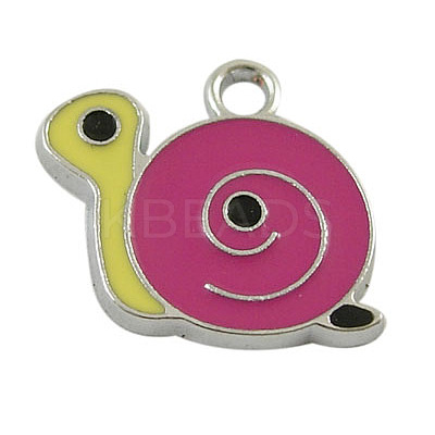 Alloy Enamel Pendants EAP069Y-2-1