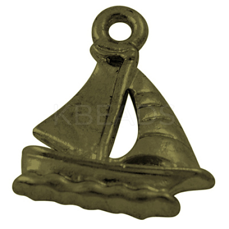 Tibetan Style Alloy Pendants EDD022Y-AB-1