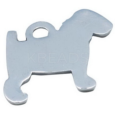 Alloy Enamel Puppy Pendants ENAM-P069-2-1