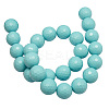 Synthetic Turquoise Beads Strands G-Q038-2-2