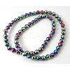 Non-Magnetic Synthetic Hematite Beads Strands G-Q418-1