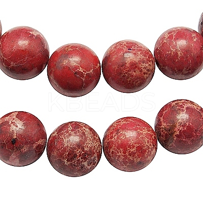 Synthetic Imperial Jasper Beads Strands G-H014-3-1-1