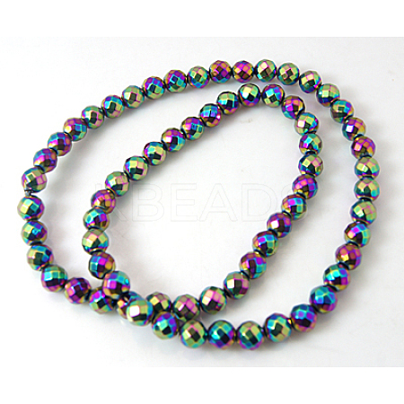 Non-Magnetic Synthetic Hematite Beads Strands G-Q418-1