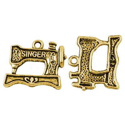 Tibetan Style Alloy Pendants GLF10548Y-NF-1