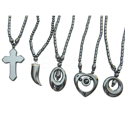 Non-Magnetic Hematite Necklace IMN032-1