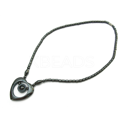 Non-Magnetic Hematite Necklace IMN032-1