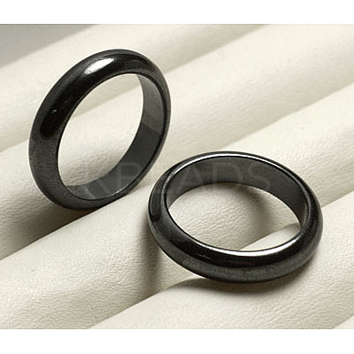 Non-Magnetic Synthetic Hematite Finger Rings IMP005-1