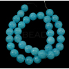 Natural Yellow Jade Beads Strands JBR6mm-5-2