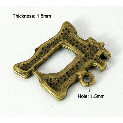 Tibetan Style Alloy Pendants K07Z1071-1