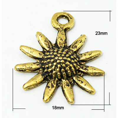 Tibetan Style Alloy Pendants K0910031-1