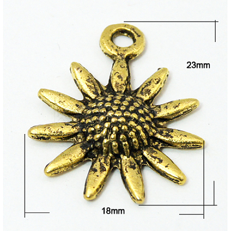 Tibetan Style Alloy Pendants K0910031-1