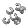 Brass Crimp Beads Covers KK-G016-P-NF-1