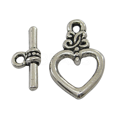 Tibetan Style Toggle Clasps LF1526Y-NF-1