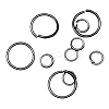 Iron Jump Rings and Split Rings M-JR001Y-B-1