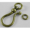 Tibetan Style S Hook Clasps MLF5091Y-1