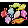 Plating Acrylic Pendants PAB889Y-1