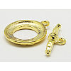 Brass Toggle Clasps PALLOY-B900-G-2