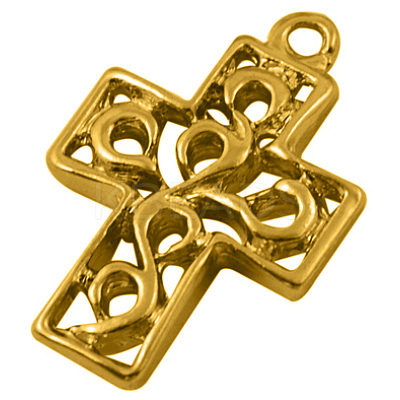 Tibetan Style Alloy Pendants PALLOY-EA0111Y-AG-1
