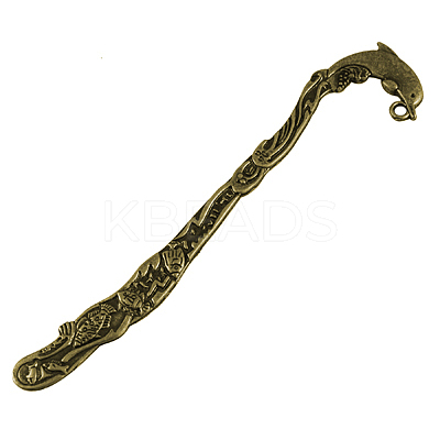 Zinc Alloy Bookmarks PALLOY-R341-AB-LF-1