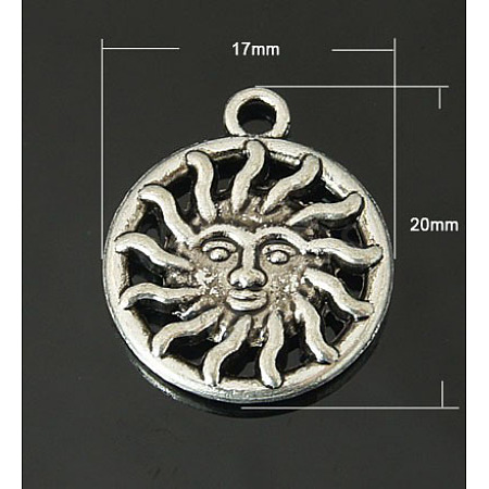 Alloy Pendants PALLOY-DA11-3289-AS-LF-1