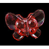 Kawaii Kid's Garment Accessories Transparent AB Color Acrylic Butterfly Sewing Shank Buttons PCA195Y-2