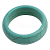 Synthetical Howlite Wide Band Ring PJR049-3-1