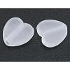 Frosted Transparent Acrylic Beads PL572-1