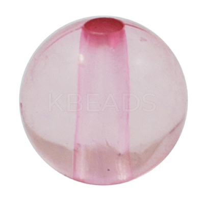 Transparent Acrylic Beads PL572Y-2-1