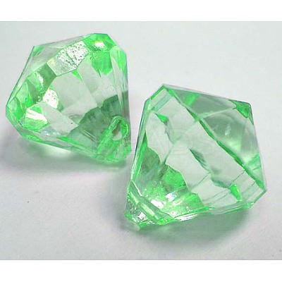 Transparent Acrylic Pendants DB28x31mmC19-1