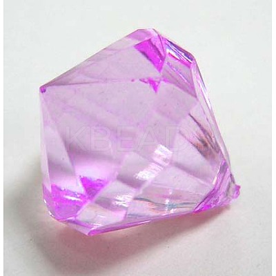 Transparent Acrylic Pendants DB28x31mmC40-1