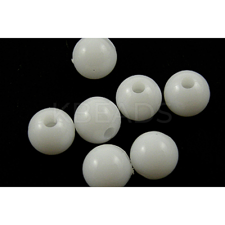 Opaque Acrylic Beads PL682-3-1