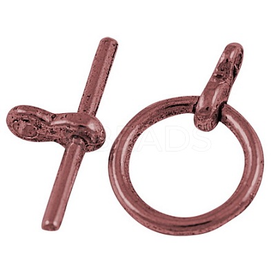 Tibetan Style Toggle Clasps RAB2035Y-NF-1