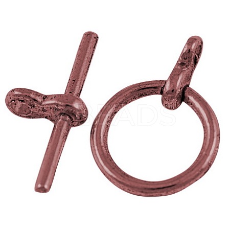 Tibetan Style Toggle Clasps RAB2035Y-NF-1