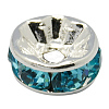 Brass Grade A Rhinestone Spacer Beads RB-A014-Z7mm-03S-1