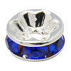 Brass Grade A Rhinestone Spacer Beads RB-A014-Z7mm-05S-1