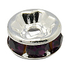 Brass Grade A Rhinestone Spacer Beads RB-A014-Z7mm-11S-1