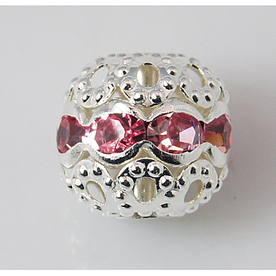 Brass Rhinestone Beads RB-H041-7-1