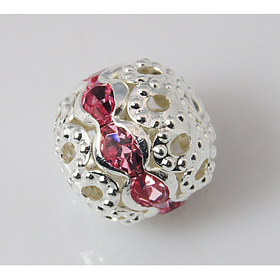 Brass Rhinestone Beads RB-H041-7-1