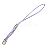Cord Loop with Alloy Findings and Nylon Cord SCW023-4-1