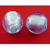 Handmade Silver Foil Glass Beads SLR12MM04Y-1